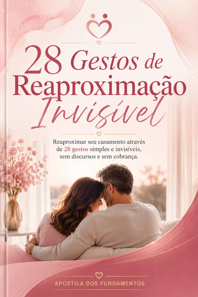 Capa da Apostila dos Fundamentos do método 28 Gestos de Reaproximação Invisível