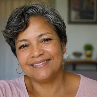 Retrato de Cristina, uma das depoentes ilustrativas do método
