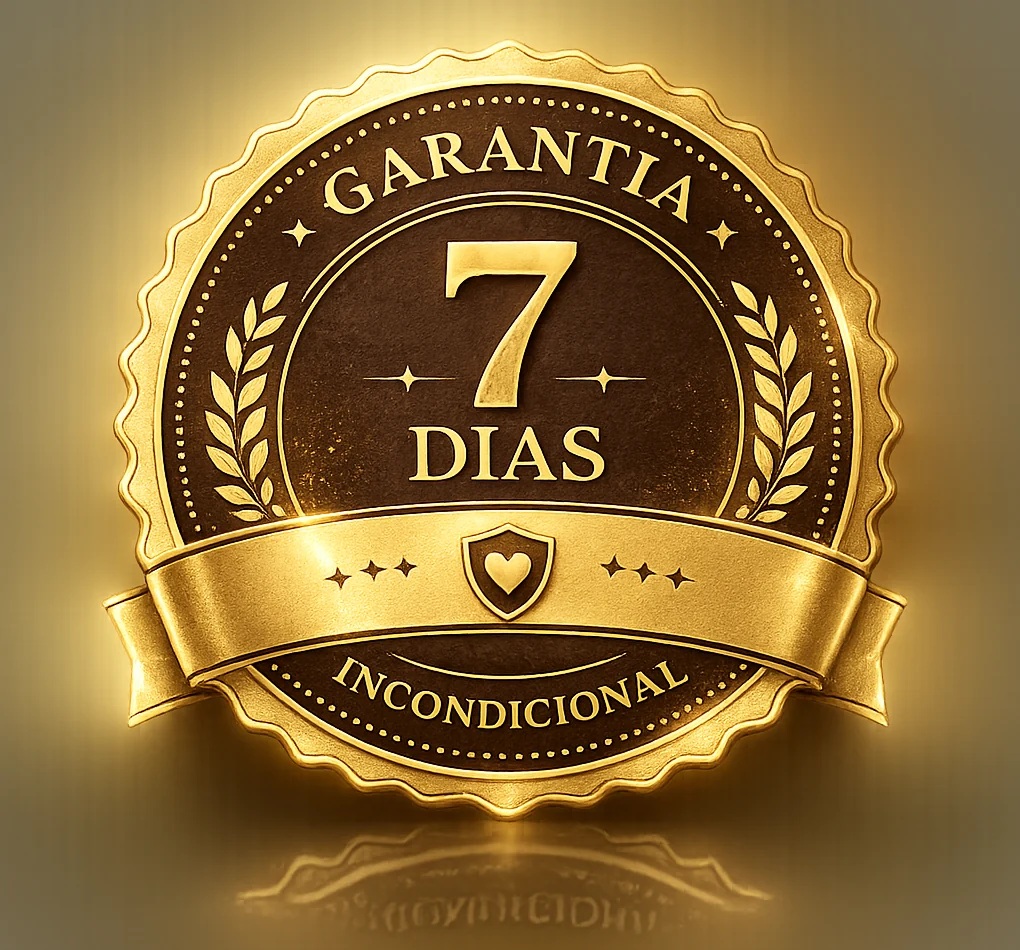 Selo de garantia incondicional de 7 dias